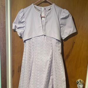 Tween Dressy Dress with matching bows-Easter ready!